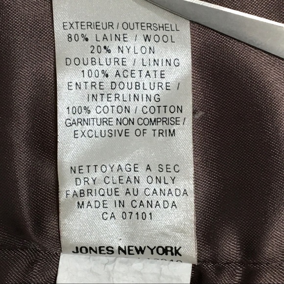 Vintage JONES NEW YORK Wool Over Coat - Picture 11 of 16